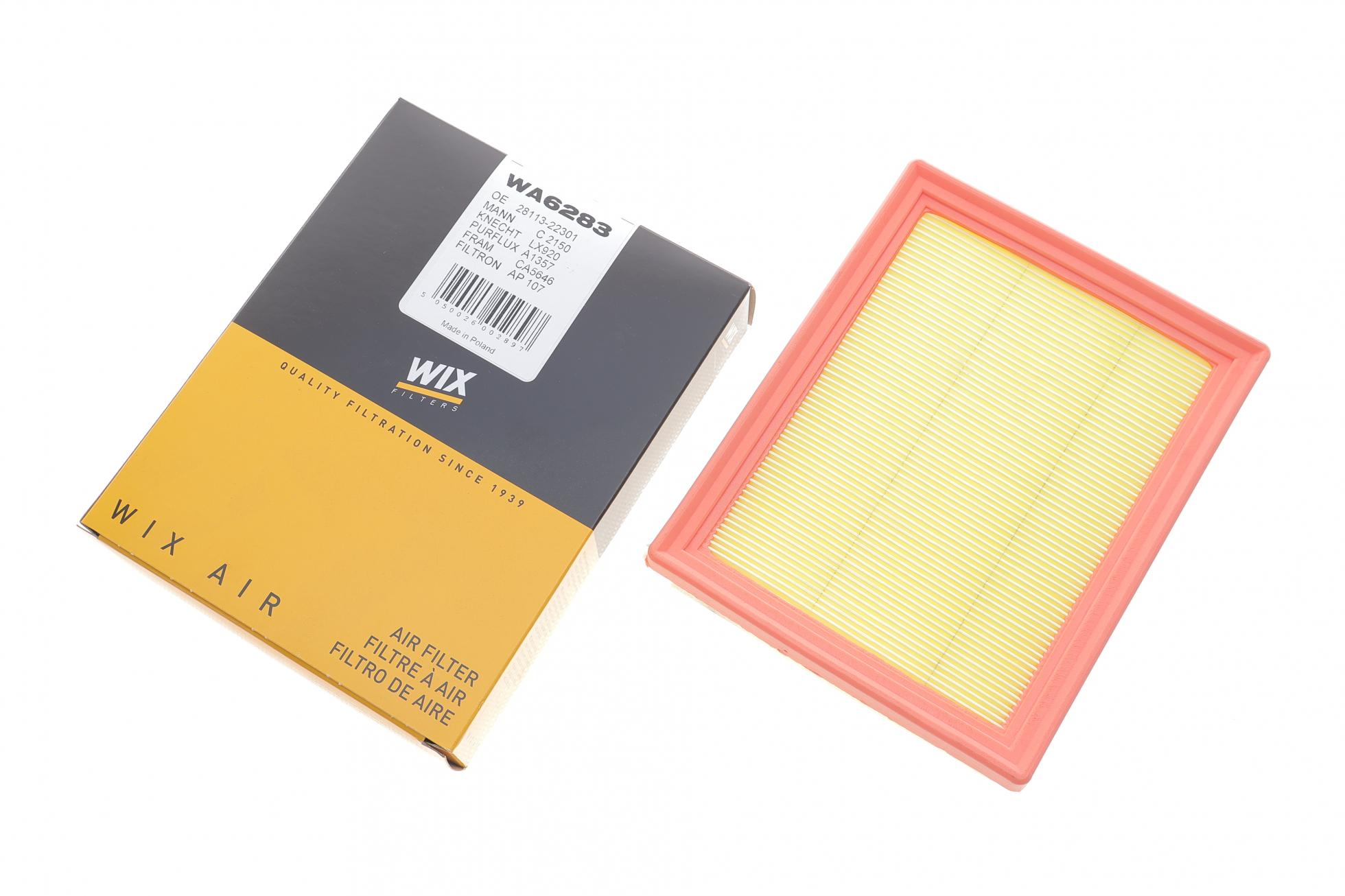 WA6283 WIX FILTERS